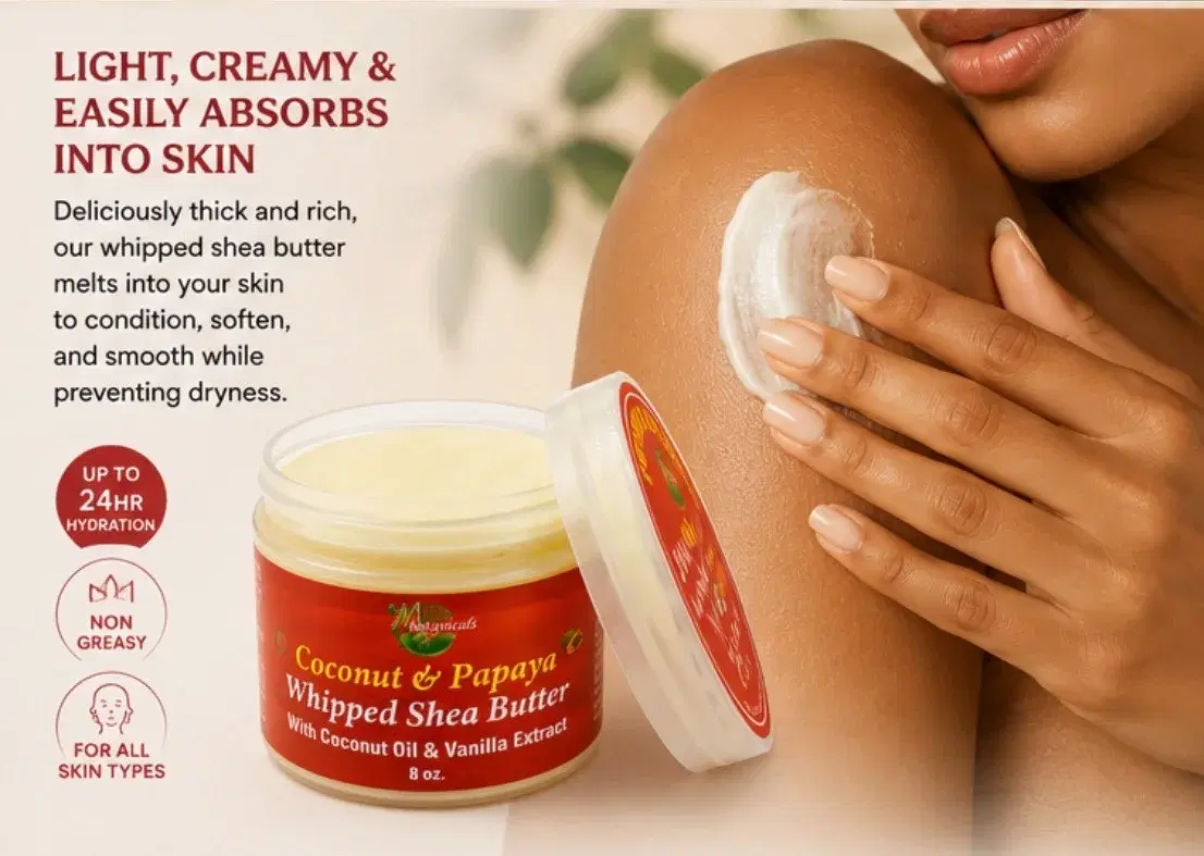 Coconut & Papaya Whipped Shea Butter