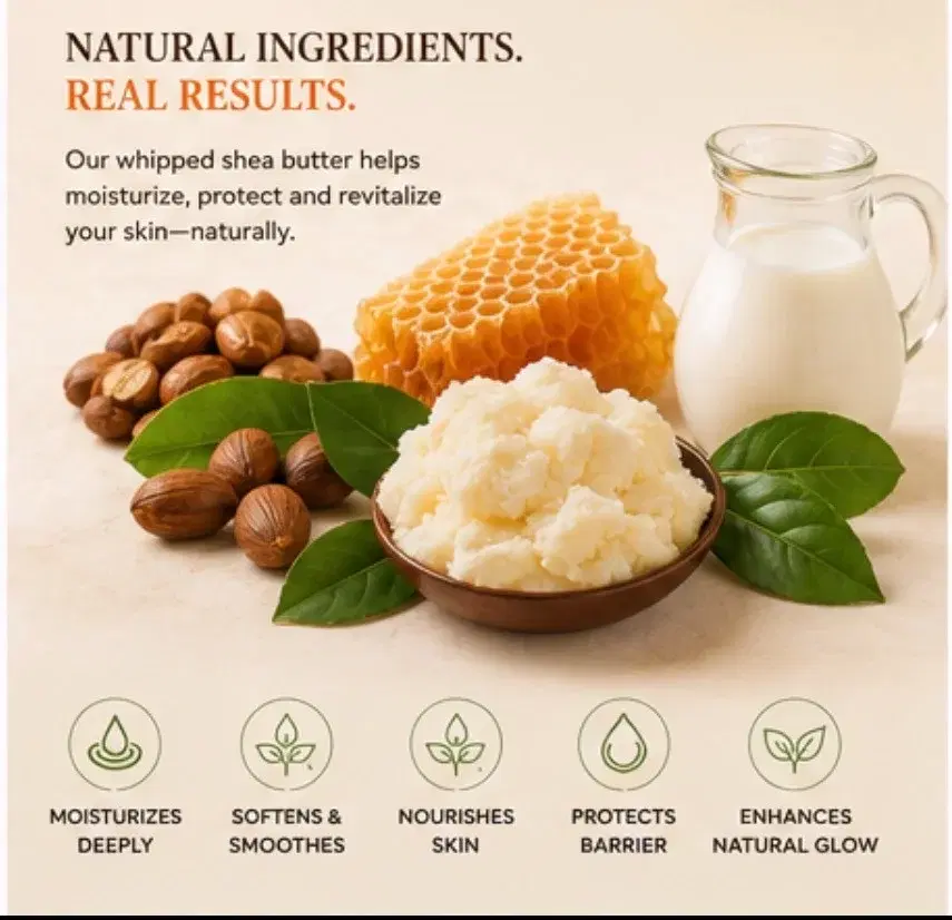 Milk & Honey Whipped Shea Butter
