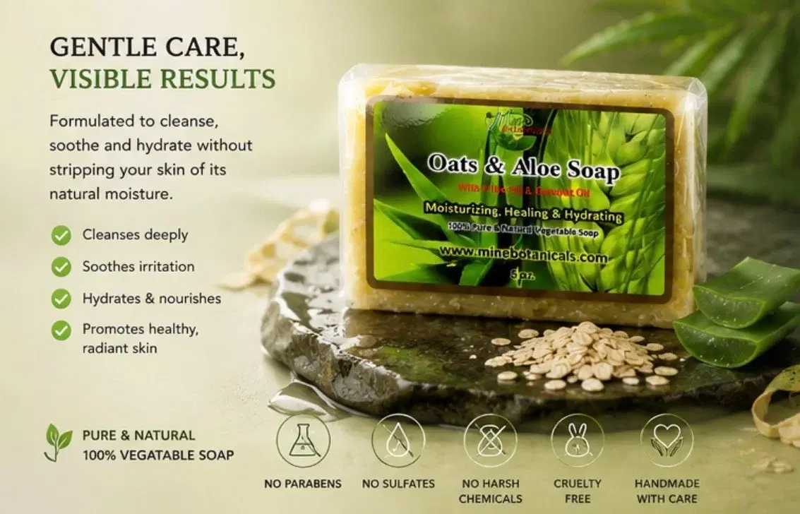 Oats & Aloe Soap