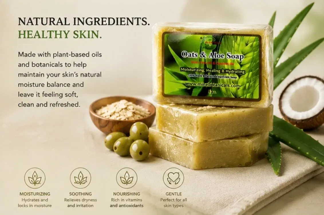 Oats & Aloe Soap