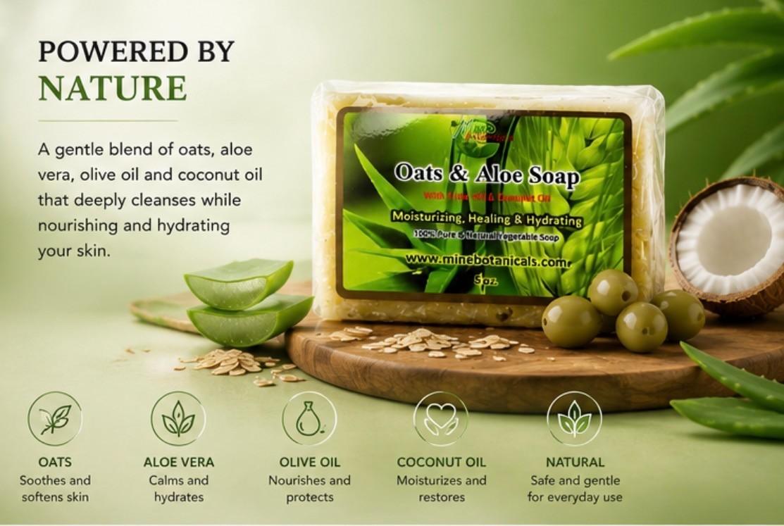 Oats & Aloe Soap